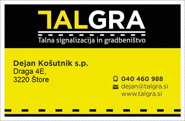 Talgra, talna signalizacija in gradbeništvo