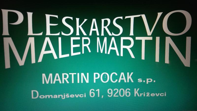 Pleskarstvo Maler Martin, Martin Pocak s.p.